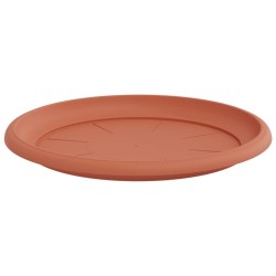 Plateau à fleurs rond 6 pcs Rouge brique Ø 27 x 2,5 cm 514216514216