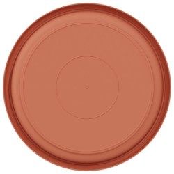 Plateau à fleurs rond 6 pcs Rouge brique Ø 23,5 x 2,5 cm 514217514217