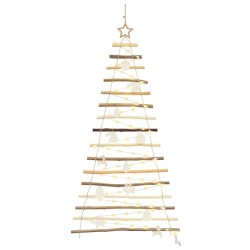 Sapin de Noël avec 50 LED Naturel 120 cm frêne massif 514227514227