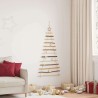 Sapin de Noël avec 50 LED Naturel 120 cm frêne massif 514227514227