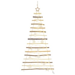 Sapin de Noël avec 80 LED Naturel 150 cm frêne massif 514229514229