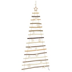 Sapin de Noël avec 80 LED Naturel 150 cm frêne massif 514229514229