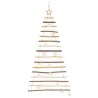 Sapin de Noël avec 80 LED Naturel 150 cm frêne massif 514229514229