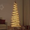 Sapin de Noël avec 130 LED Naturel 210 cm frêne massif 514230514230