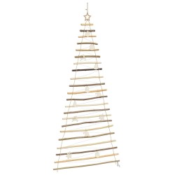 Sapin de Noël avec 130 LED Naturel 210 cm frêne massif 514230514230