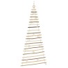 Sapin de Noël avec 130 LED Naturel 210 cm frêne massif 514230514230
