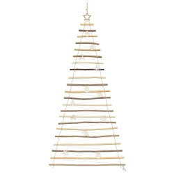 Sapin de Noël avec 130 LED Naturel 210 cm frêne massif 514230514230