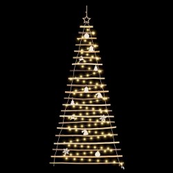 Sapin de Noël avec 130 LED Naturel 210 cm frêne massif 514230514230