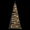 Sapin de Noël avec 130 LED Naturel 210 cm frêne massif 514230514230