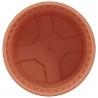 Pot à fleurs rond 6 pcs Rouge brique Ø 15 x 12 cm Plastique 514232514232