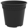 Pot à fleurs rond 6 pcs Noir Ø 19 x 16 cm Plastique 514233514233