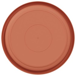 Plateau à fleurs rond 24 pcs Rouge brique Ø 21,5 x 2,5 cm 514237514237