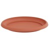 Plateau à fleurs rond 24 pcs Rouge brique Ø 23,5 x 2,5 cm 514238514238