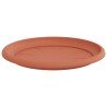 Plateau à fleurs rond 24 pcs Rouge brique Ø 27 x 2,5 cm 514239514239
