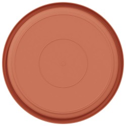 Plateau à fleurs rond 24 pcs Rouge brique Ø 27 x 2,5 cm 514239514239