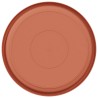 Plateau à fleurs rond 24 pcs Rouge brique Ø 27 x 2,5 cm 514239514239