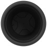 Pot à fleurs rond 24 pcs Noir Ø 26 x 21,5 cm Plastique 514247514247