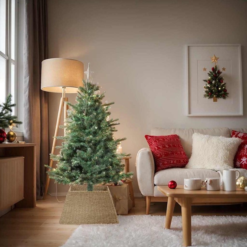 Collier de sapin de Noël Marron 70 x 70 x 28 cm 514249514249