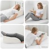 Coussin pour les jambes Blanc 68 x 41 x 24 cm Mousse PU 514252514252