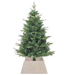 Collier de sapin de Noël Blanc 70 x 70 x 28 cm Jacinthe d'eau 514253514253