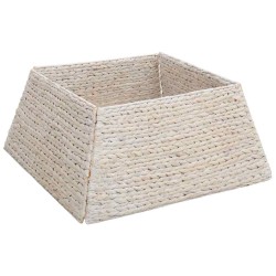 Collier de sapin de Noël Blanc 60 x 60 x 28 cm Jacinthe d'eau 514255514255