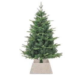 Collier de sapin de Noël Blanc 60 x 60 x 28 cm Jacinthe d'eau 514255514255