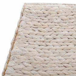 Collier de sapin de Noël Blanc 60 x 60 x 28 cm Jacinthe d'eau 514255514255