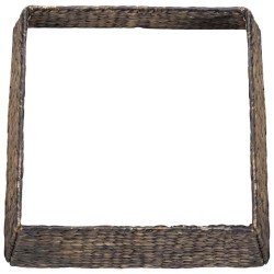 Collier de sapin de Noël Noir 60 x 60 x 28 cm Jacinthe d'eau 514256514256