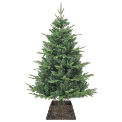 Collier de sapin de Noël Noir 50 x 50 x 25 cm Jacinthe d'eau 514257514257