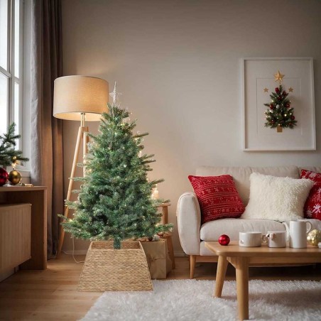 Collier de sapin de Noël Marron 70 x 70 x 28 cm Jacinthe d'eau 514258514258
