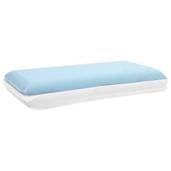 Coussin de sommeil Uni Blanc 30 x 50 x 9 cm Mousse de Gel 514263514263