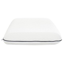 Coussin de sommeil Uni Blanc 60 x 40 x 10 cm Mousse de Gel 514264514264
