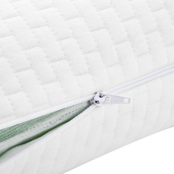 Coussin de sommeil Uni Blanc 74 x 39 x 13 cm 514268514268