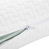 Coussin de sommeil Uni Blanc 74 x 39 x 13 cm 514268514268