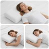 Coussin de sommeil Uni Blanc 60 x 40 x 13 cm 514270514270