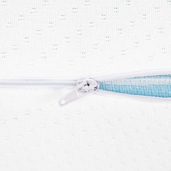 Coussin de sommeil Uni Blanc 74 x 39 x 13 cm 514272514272