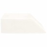 Coussin pour les jambes Uni Blanc 63 x 52 x 19,5 cm Mousse PU 514280514280