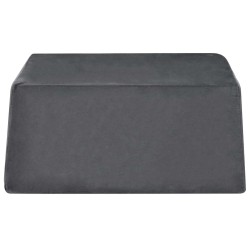 Coussin pour les jambes Uni Gris 63 x 52 x 19 cm Mousse PU 514281514281