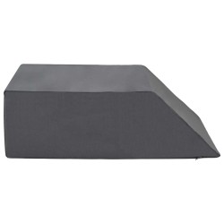 Coussin pour les jambes Uni Gris 63 x 52 x 19 cm Mousse PU 514281514281