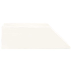 Coussin pour les jambes Uni Blanc 68 x 25 x 21,5 cm Mousse PU 514282514282