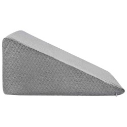 Coussin pour les jambes Uni Gris 60 x 50 x 30 cm 514284514284