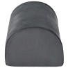Coussin de repose-pieds Uni Gris 42 x 18 x 13 cm Mousse PU 514285514285
