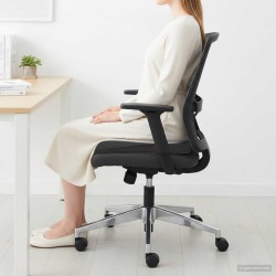 Coussin d’assise Noir 39 x 38 x 8,5 cm Mousse PU 514286514286