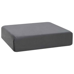 Coussin d’assise Gris 40 x 40 x 10 cm Mousse PU 514287514287