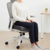 Coussin d’assise Gris 40 x 40 x 10 cm Mousse PU 514287514287