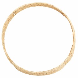 Collier de sapin de Noël Marron 90 x 90 x 28 cm Jacinthe d'eau 514291514291