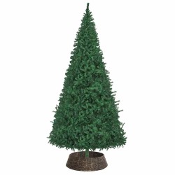 Collier de sapin de Noël Noir 105 x 105 x 28 cm Jacinthe d'eau 514292514292