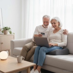 Coussin d’assise Uni Gris 40 x 40 x 13 cm Mousse PU 514294514294