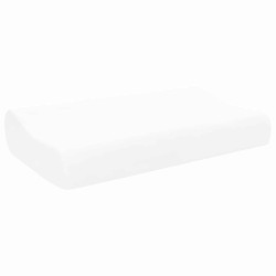 Coussin de sommeil Uni Blanc 60 x 37 x 12,5 cm 514295514295