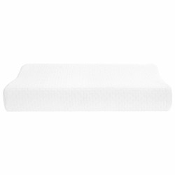 Coussin de sommeil Uni Blanc 60 x 37 x 12,5 cm 514295514295